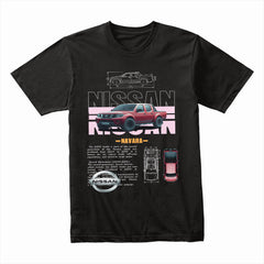 Vintage Nissan Navara Truck Graphic T-Shirt - Bold Automotive Tribute