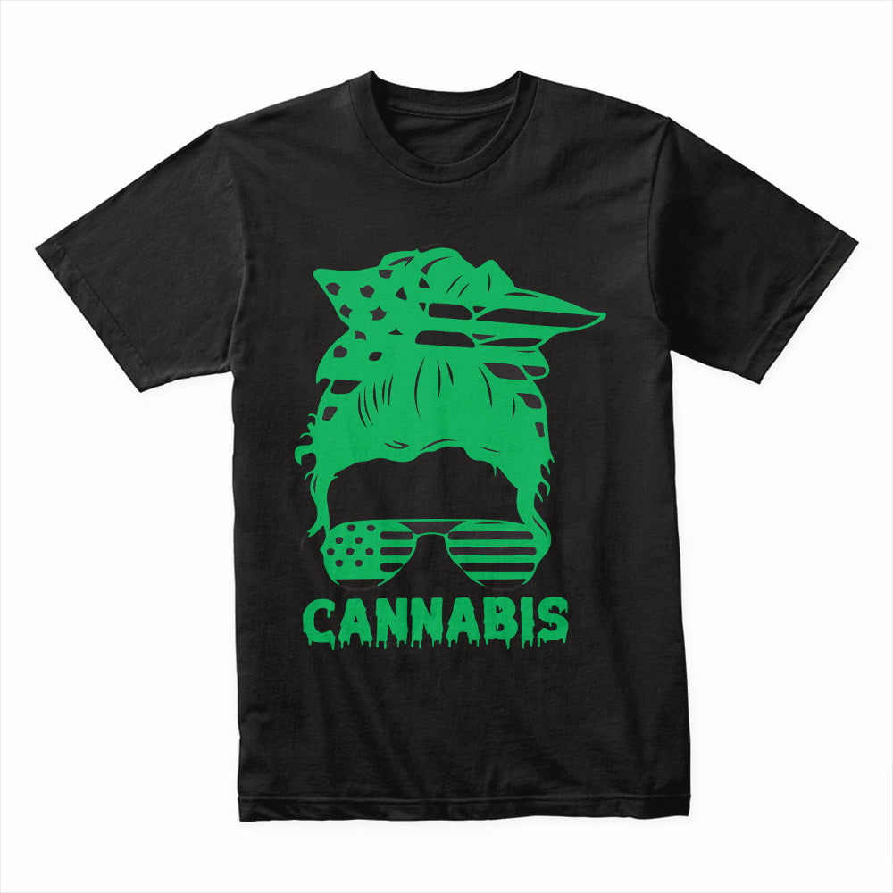 Cannabis Bandana Bun Shirt