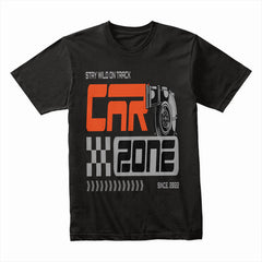 Car Zone Racing Graphic T-Shirt – Stay Wild On Track Motorsport Tee