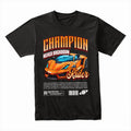 Champion Supercar Rider – Never Back Down Racing T-Shirt