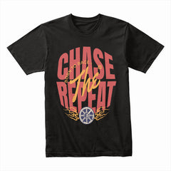 Chase The Repeat – Born to Race Typography T-Shirt