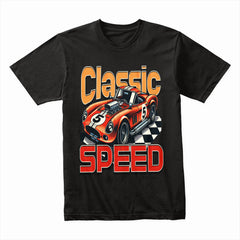 Classic Speed - Retro Racer Vintage Car Tee