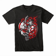 Flaming Viking Warrior Shirt