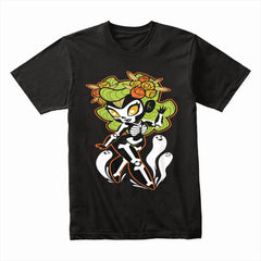 Skeleton Witch Girl Shirt