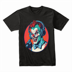 Evil Clown Headphones Shirt