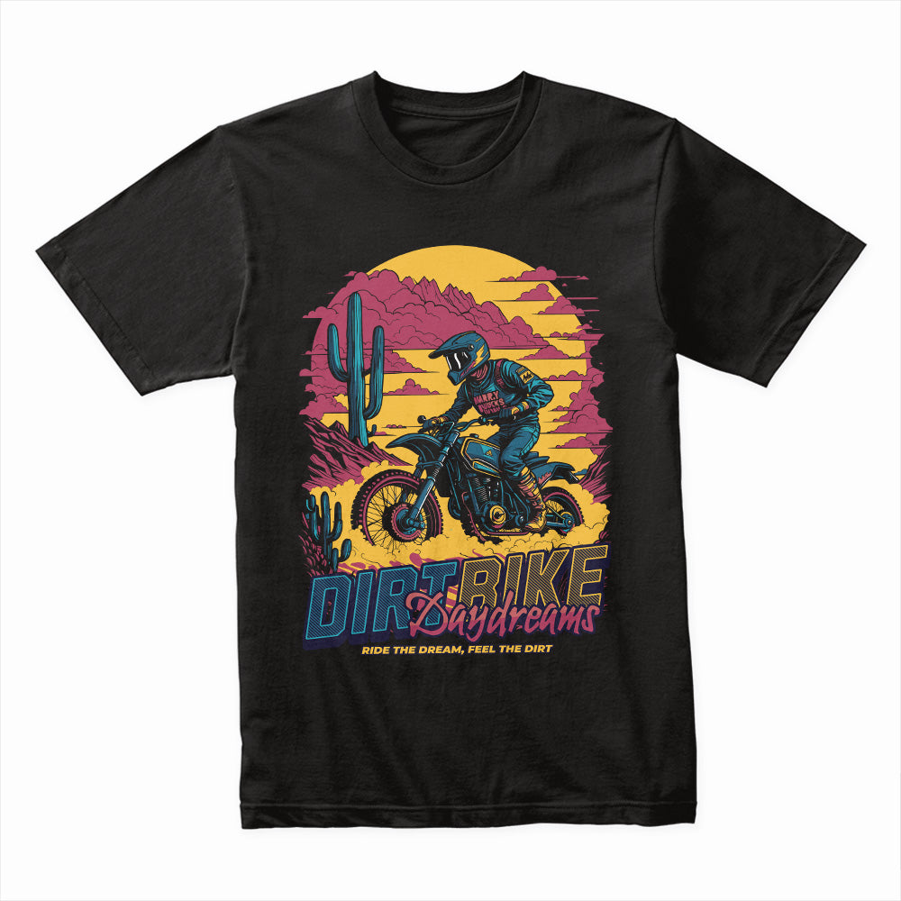 Dirt Bike Daydreams – Desert Motocross Adventure T-Shirt