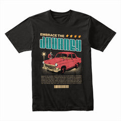 Embrace The Journey - Vintage Adventure Car Tee