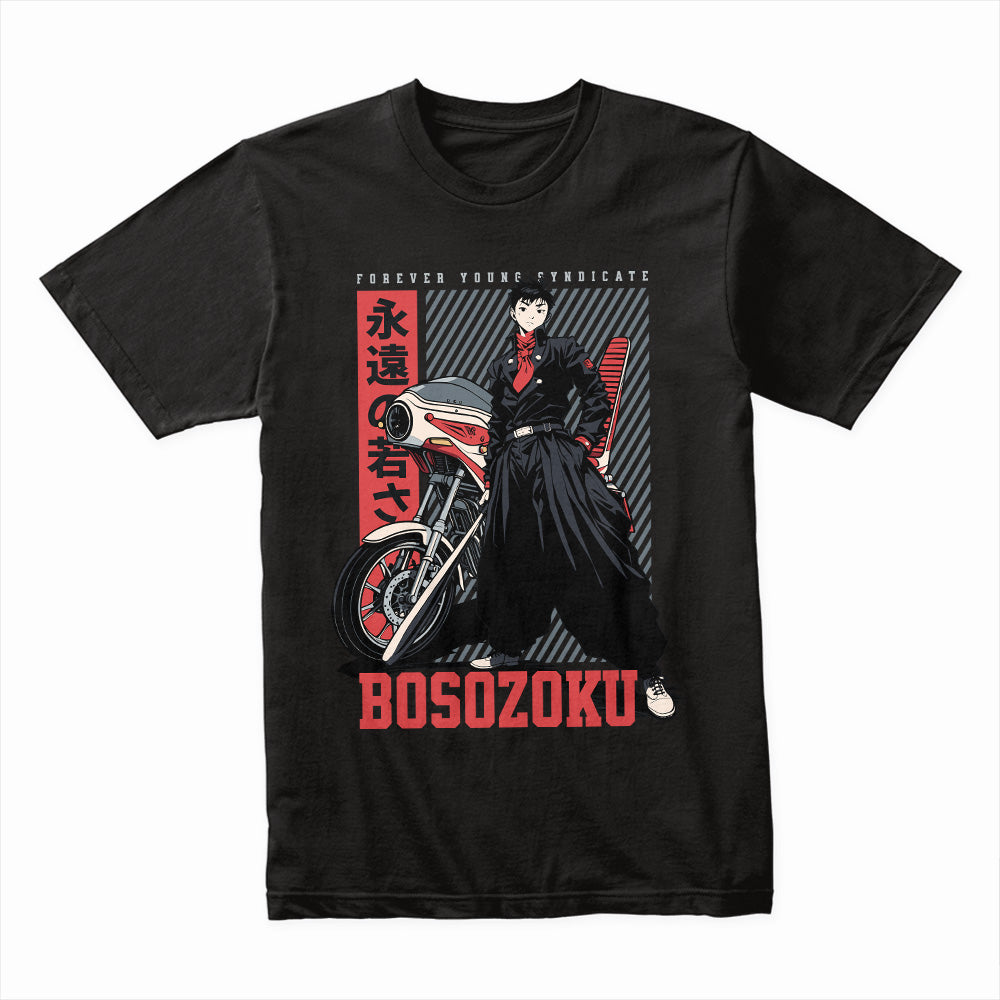 Bosozoku – Forever Young Syndicate Japanese Biker T-Shirt