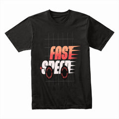 Fast Speed Racer - Bold Typography Car Lover T-Shirt