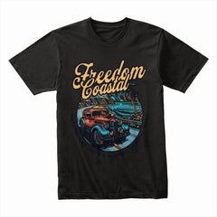 Freedom Coastal: Classic Roadtrip Vibes T-Shirt