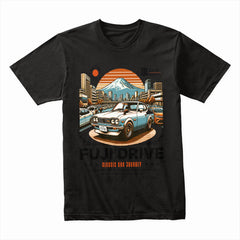 Fuji Drive: Classic JDM Car Journey T-Shirt