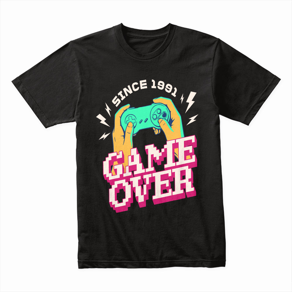 Game Over – Retro Gamer Since 1991 T-Shirt