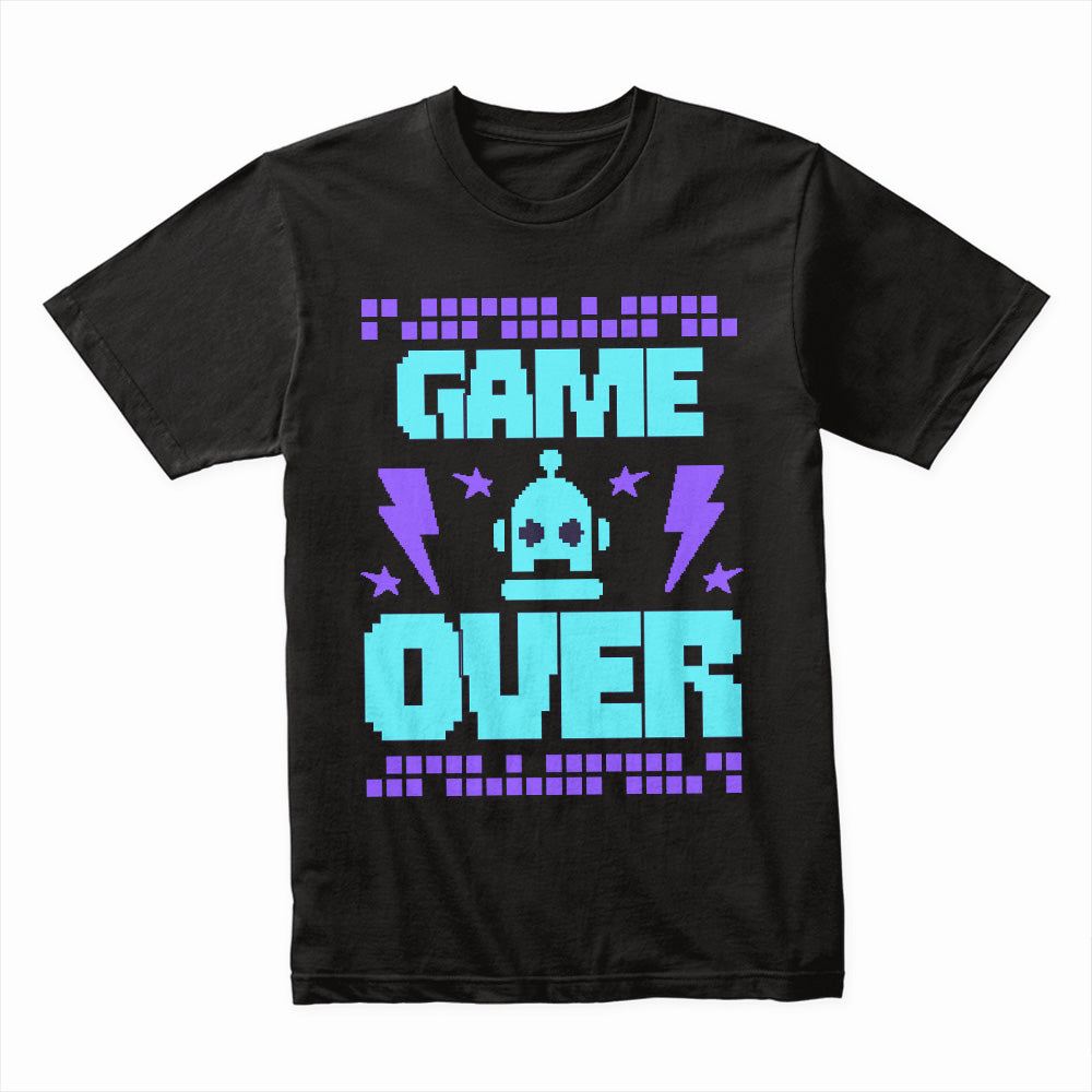 Retro Pixel "Game Over" T-Shirt – Classic Arcade Vibes