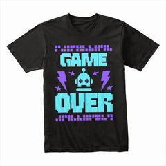 Retro Pixel "Game Over" T-Shirt – Classic Arcade Vibes