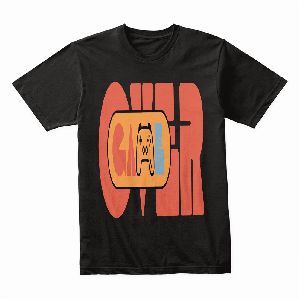 Game Over – Retro Gamer Minimalist T-Shirt