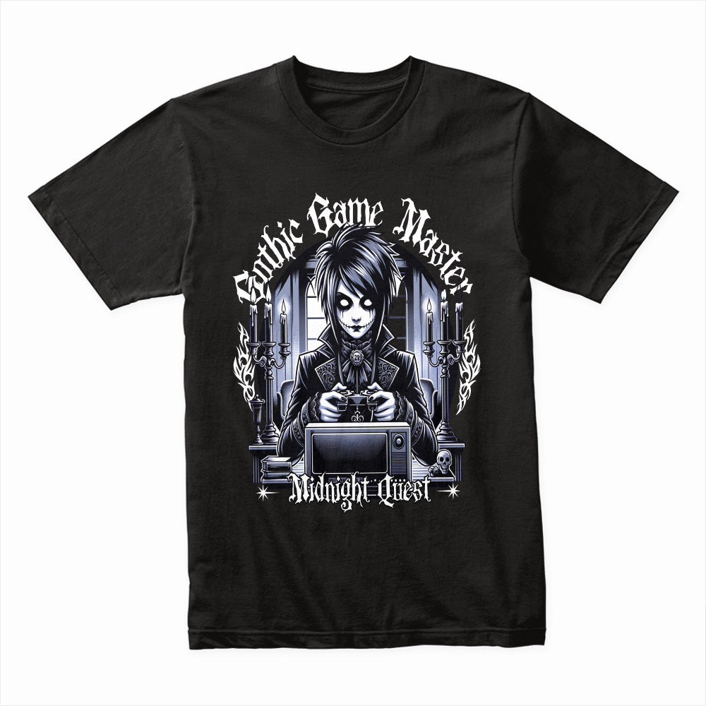 Gothic Game Master T-Shirt – Midnight Quest