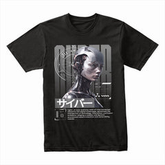 Cybernetic Future - Sci-Fi Cyberpunk AI T-Shirt