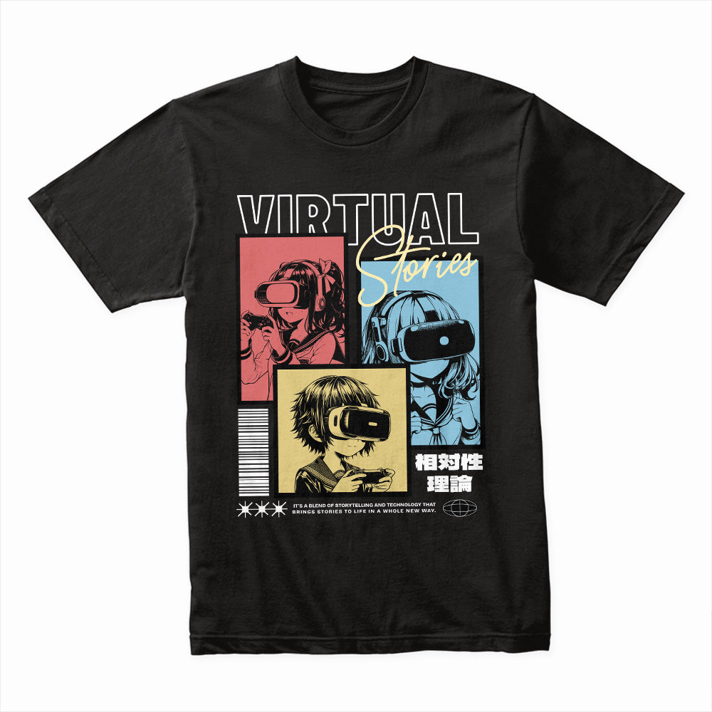 Virtual Stories - Retro Anime VR Tee