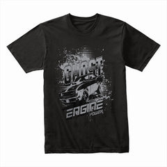 Ghost Engine Power: Monochrome Muscle Car T-Shirt