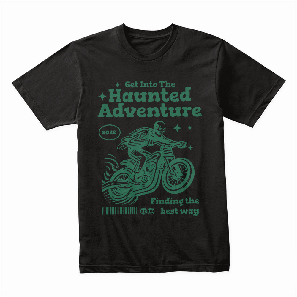 Haunted Adventure – Ghost Rider Motorcycle T-Shirt