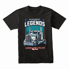 Highway Legends: Big Rig Leader Truck T-Shirt