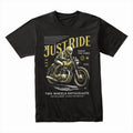 Just Ride – Vintage Café Racer Motorcycle T-Shirt