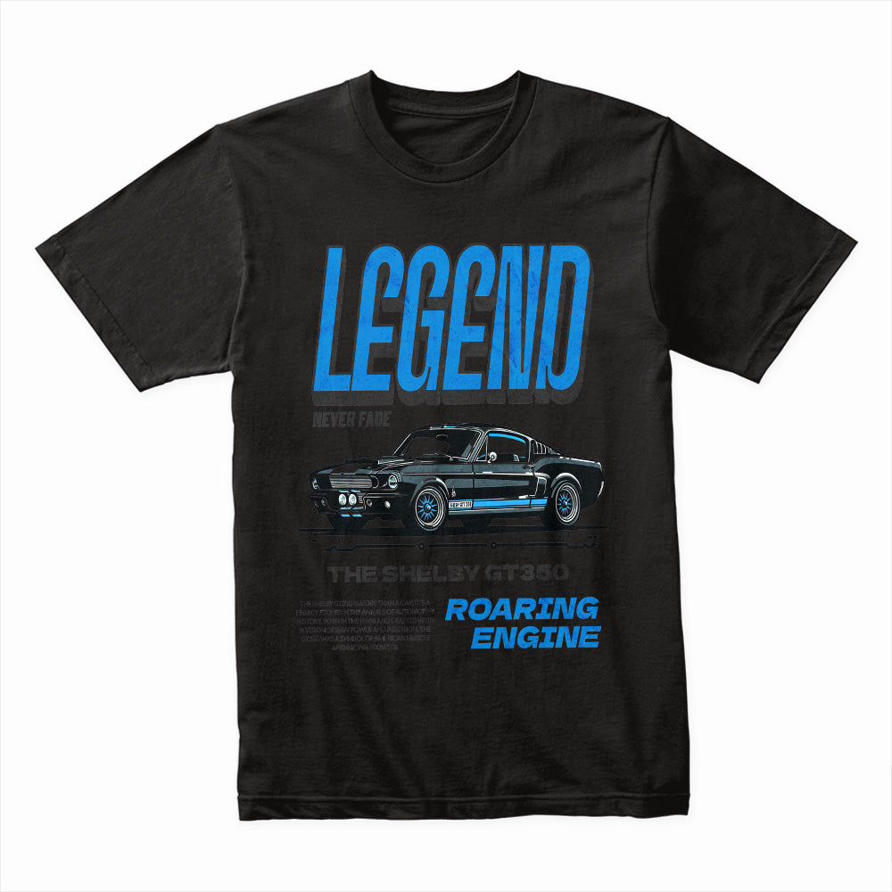 Legend Never Fade: Shelby GT350 Roaring Engine T-Shirt