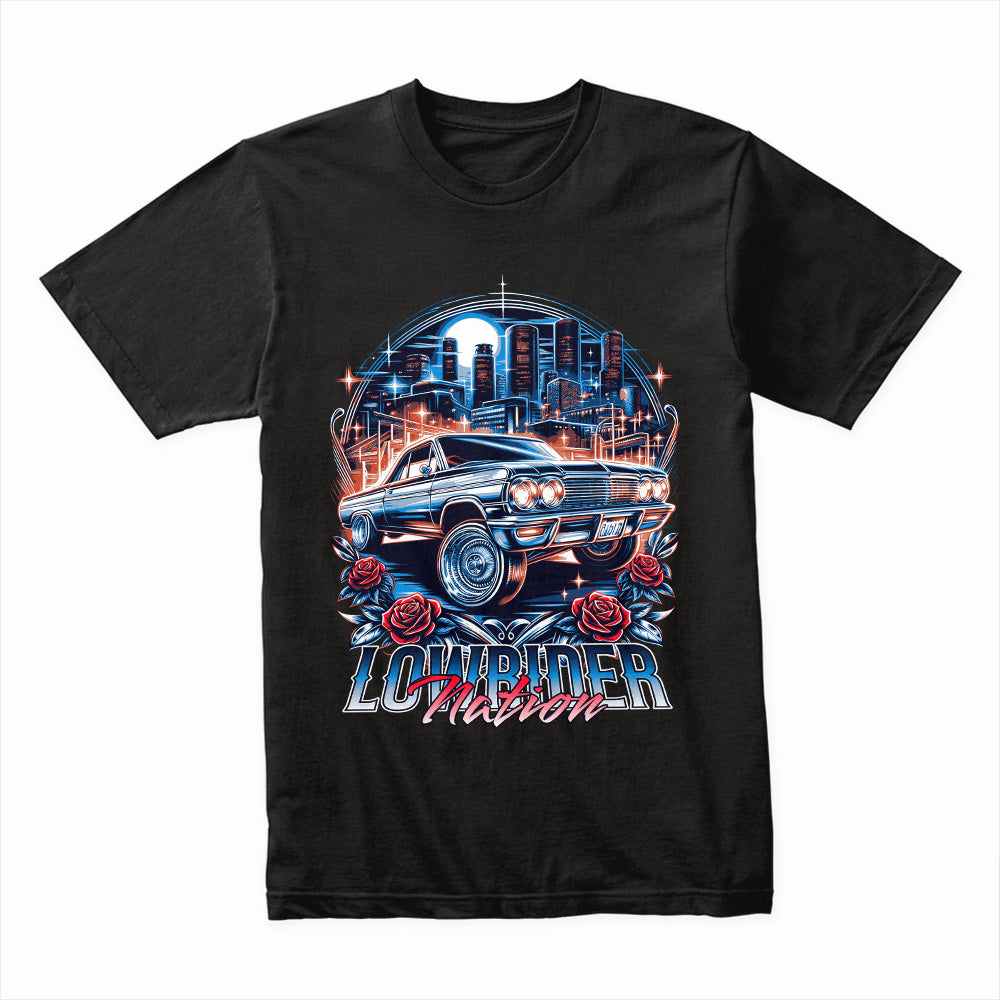 Lowrider Nation T-Shirt – Urban Vibes & Street Culture Edition