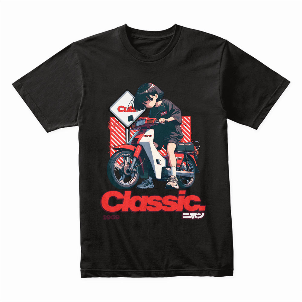 Manga Girl Rider Shirt