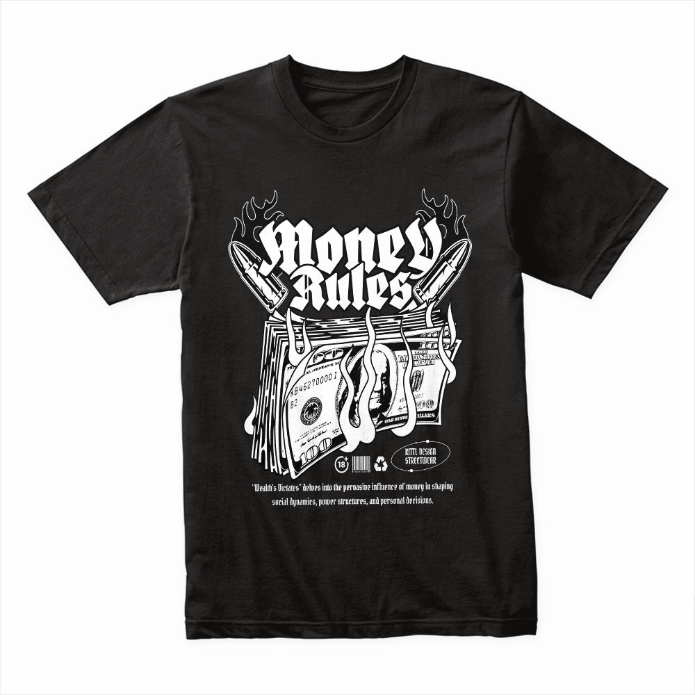 Money Rules Burning Cash Shirt