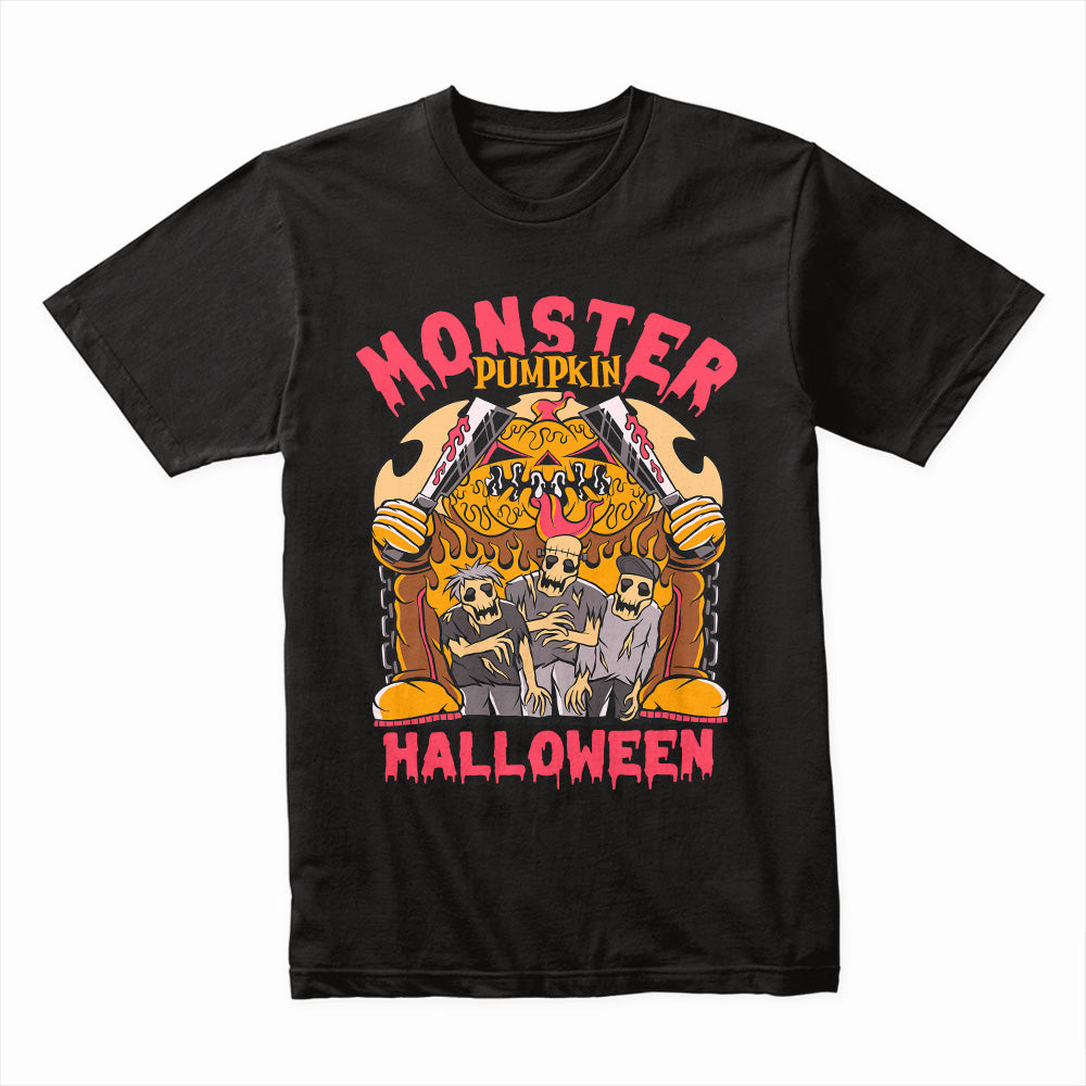 Monster Pumpkin Halloween Shirt