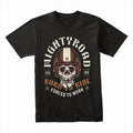 Mighty Road – Born to Ride, Forced to Work" Biker Spirit T-Shirt