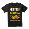 Heritage Highway Hogs – Motorbike Community Classic Rider T-Shirt