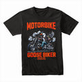 Goose Biker – Honk & Roar Funny Motorcycle T-Shirt