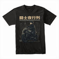 Warrior Night Parade" – Tokyo Cyberpunk Biker T-Shirt