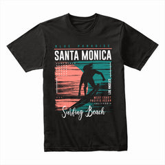 Santa Monica Surfing Beach Shirt