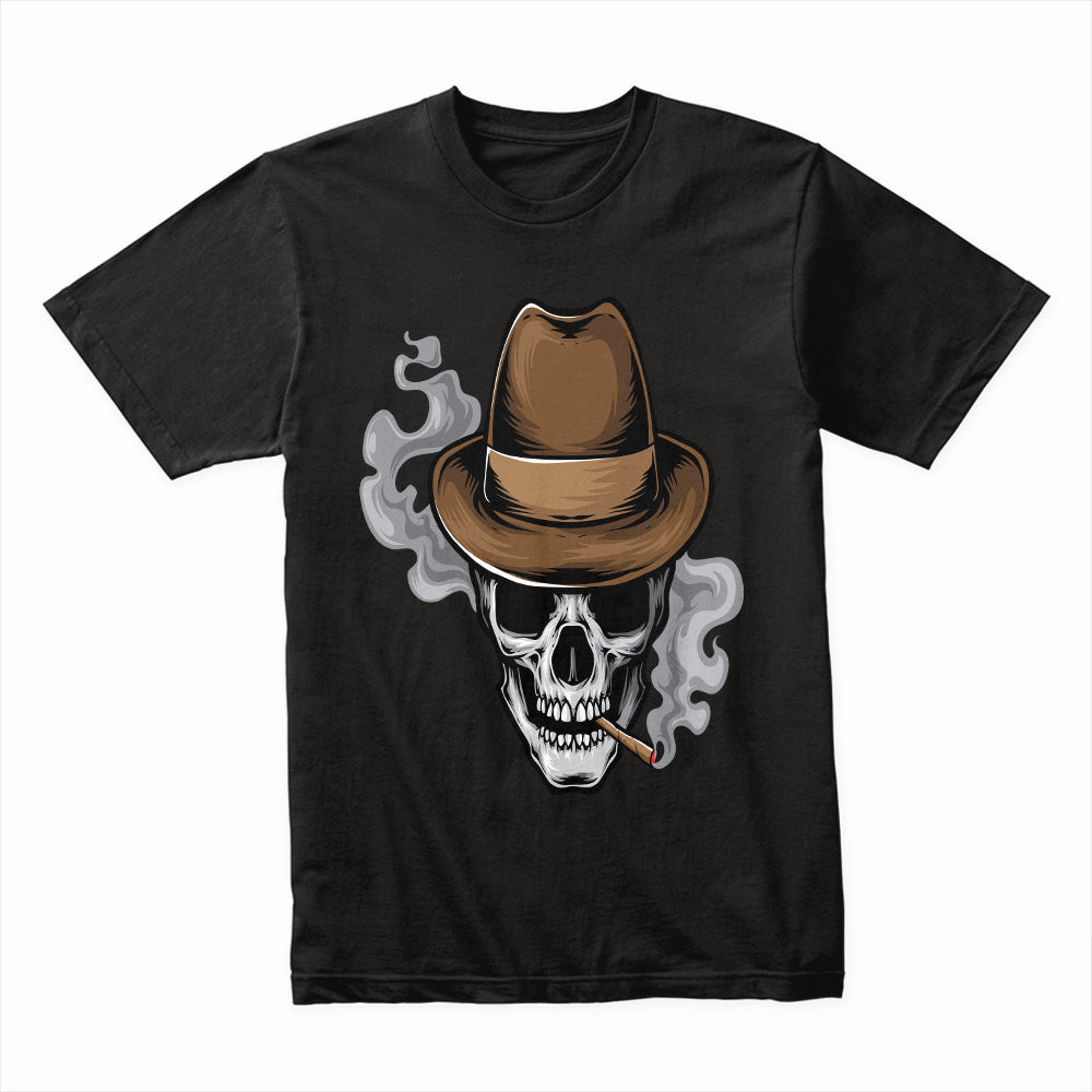 Smoking Cowboy Skull Shirt