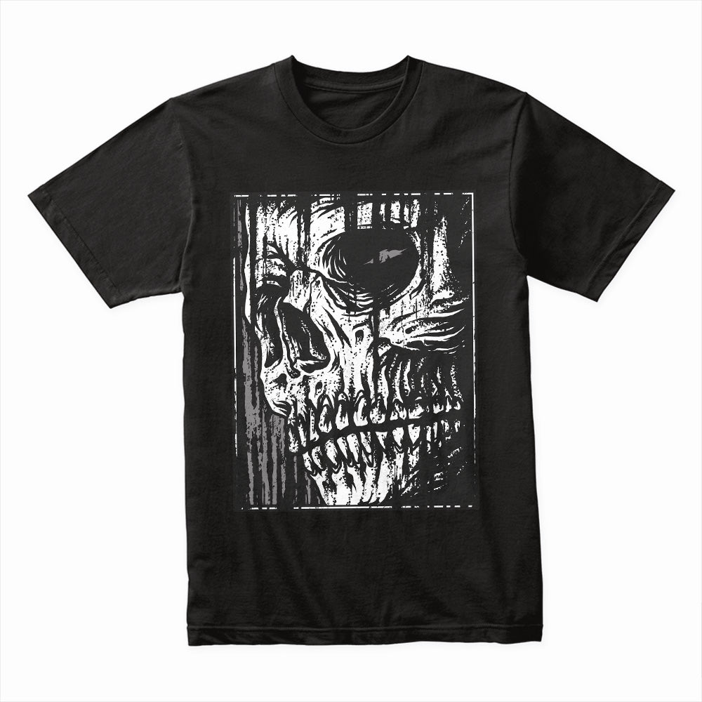 Grunge Skull Face Shirt