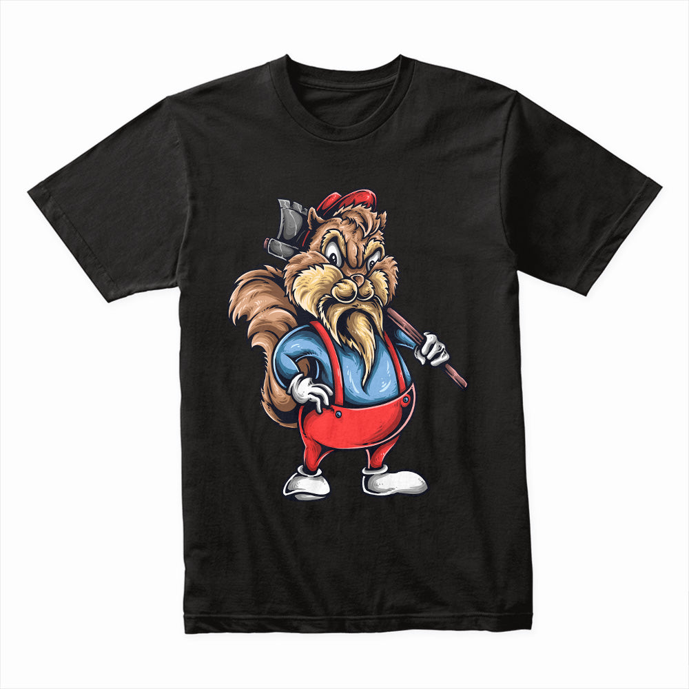 Lumberjack Squirrel Shirt