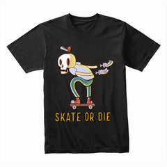 Skeleton Skateboard Shirt