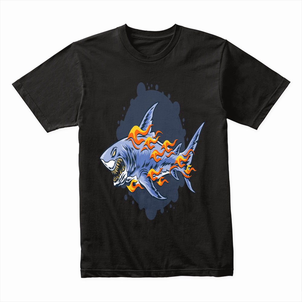 Flaming Shark Shirt