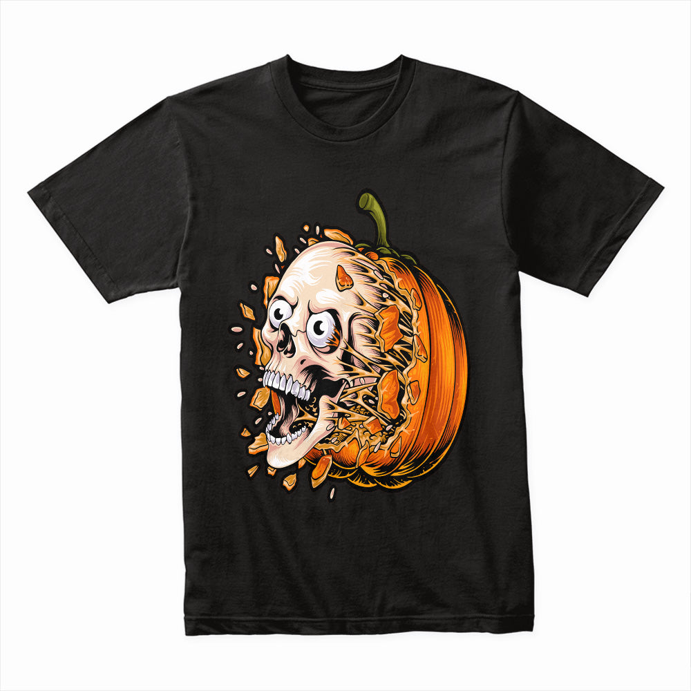 Pumpkin Skull Horror Shirt
