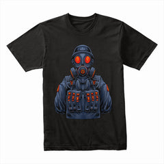 Gas Mask Soldier Shirt