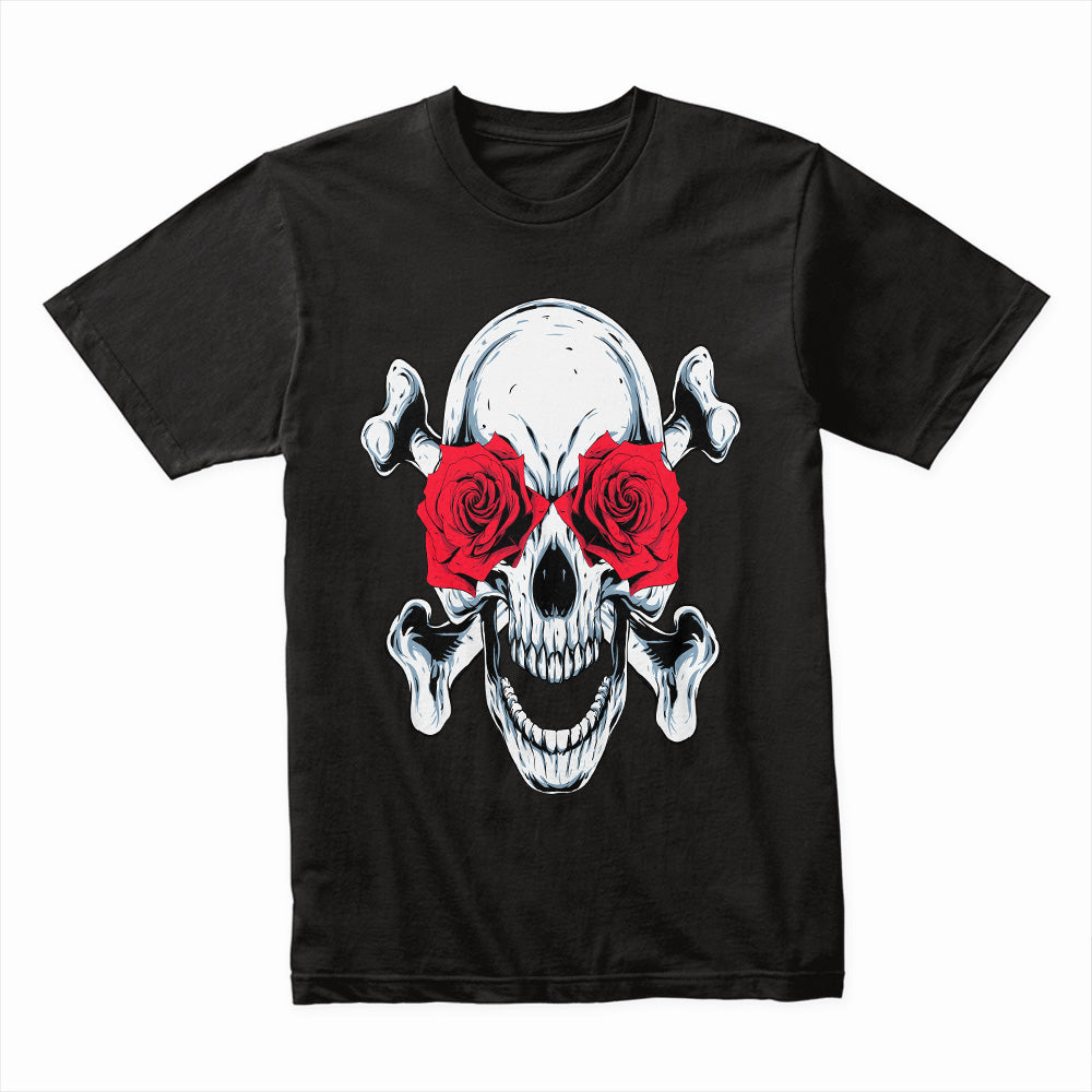 Rose Eyes Skull Shirt