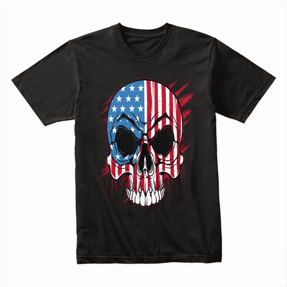 American Flag Skull Shirt