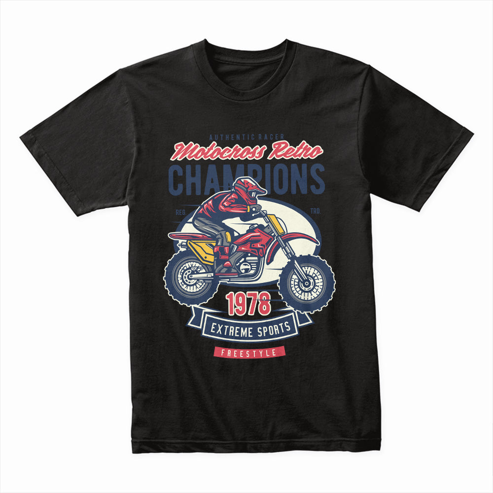 Motocross Retro Champions Hoodie