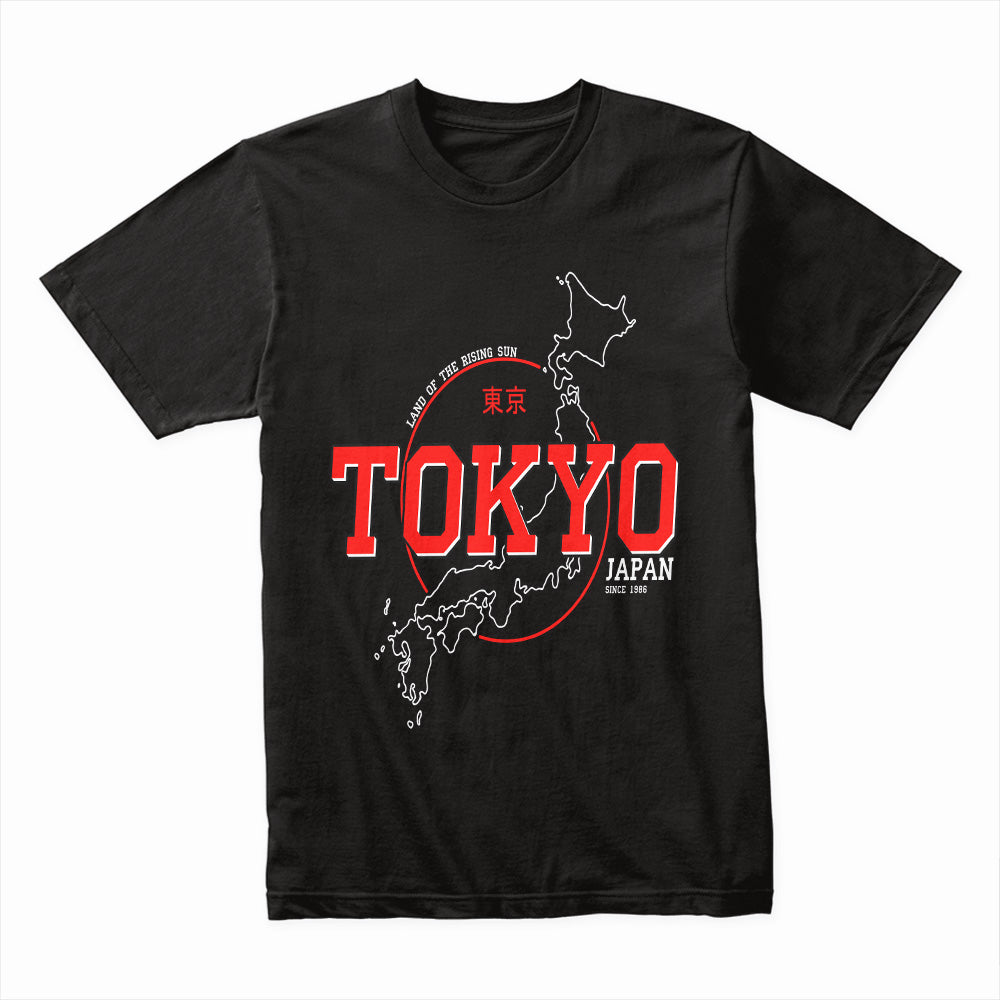 Tokyo Japan Map Shirt