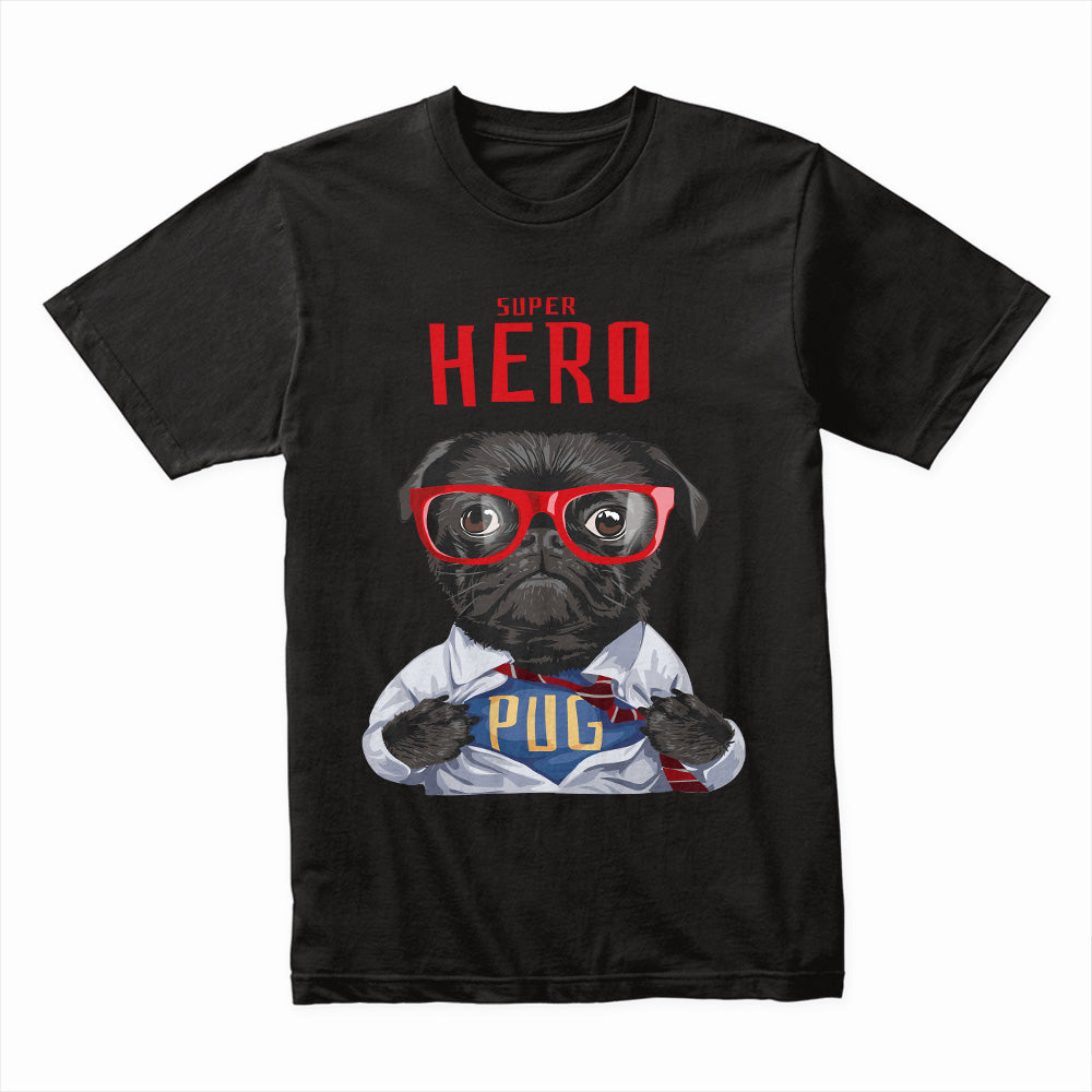 Super Hero Pug Shirt