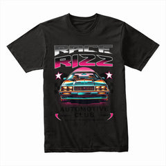Race Rizz T-Shirt – Retro Neon Automotive Club Edition