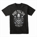 Ride Till Die T-Shirt – Hardcore Biker Skull Motorcycle Club Tee